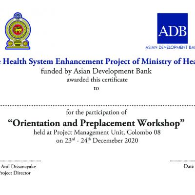 Orientation And Preplacement Workskop10
